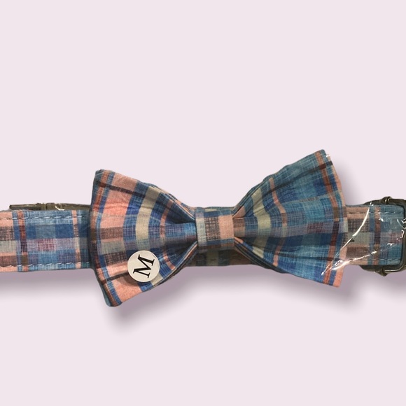 Other - Cute Plaid Bow tie Dog Collar